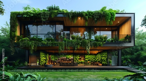 A Tranquil Urban Escape  A Harmony of Nature and Architecture