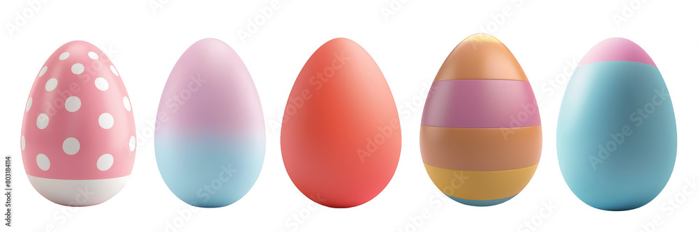 PNG Easter egg 3d icons and objects collection, in cartoon style minimal on transparent, white background, isolate PNG Easter egg 3d icons and objects collection, in cartoon style minimal on transparent, white background, isolate