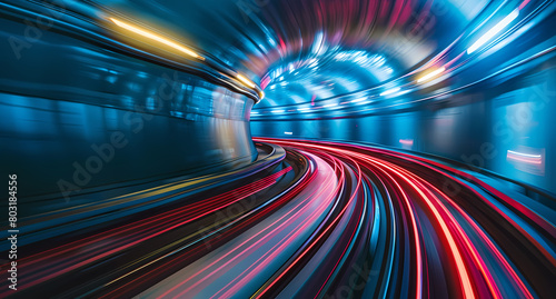 tunnel, speed, rapid, light, channel © Longo
