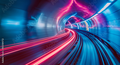 tunnel, speed, rapid, light, channel © Longo