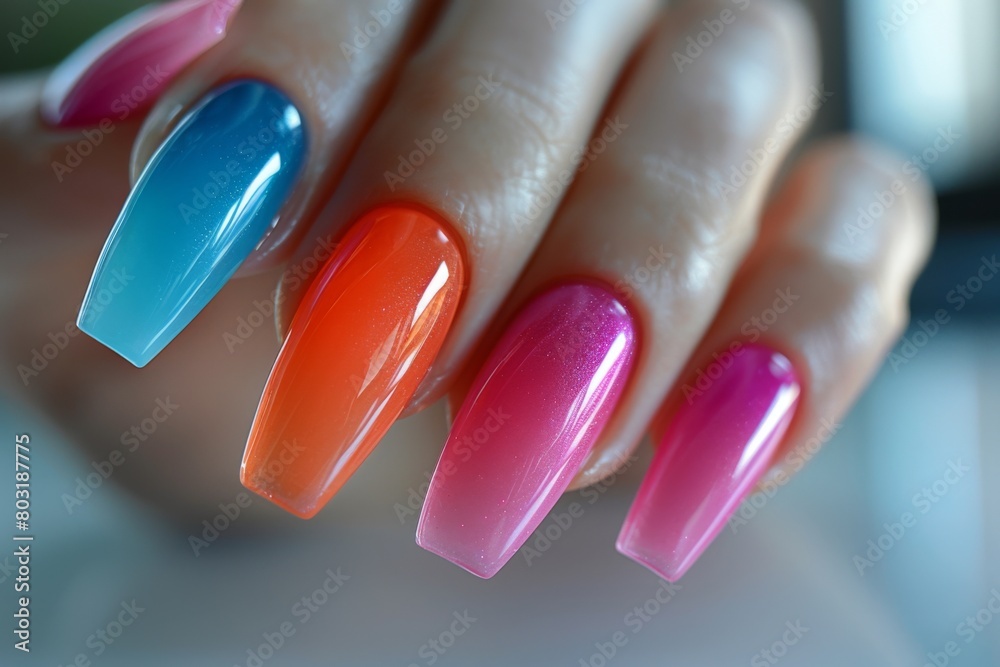 Obraz premium Ideal Summer manicure.