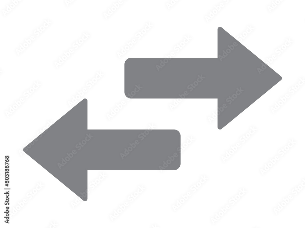 arrow right left icon design illustration. arrow right left icon design illustration.