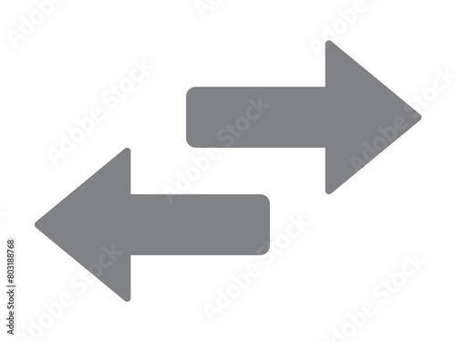 Free Download arrow right left icon design illustration. - GFXLoad