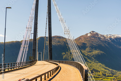  northern norway:a bridge on the road from Trondheim to Saebo photo