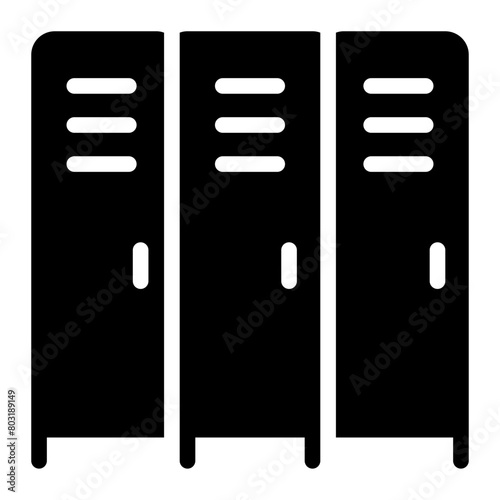lockers glyph icon