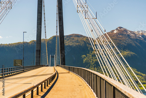  northern norway:nature sceneries on the road from Trondheim to Saebo photo