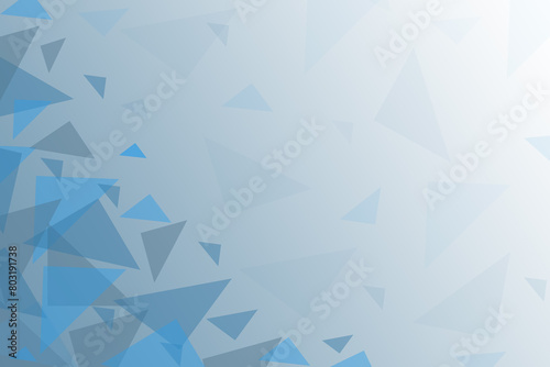 abstract blue triangle background