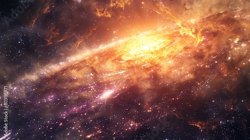 galaxy of Mesosphere, 3DCG photo