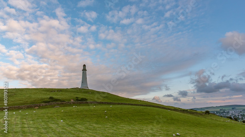 Sir John Barrow monument known as The Hoad, Ulverston, England