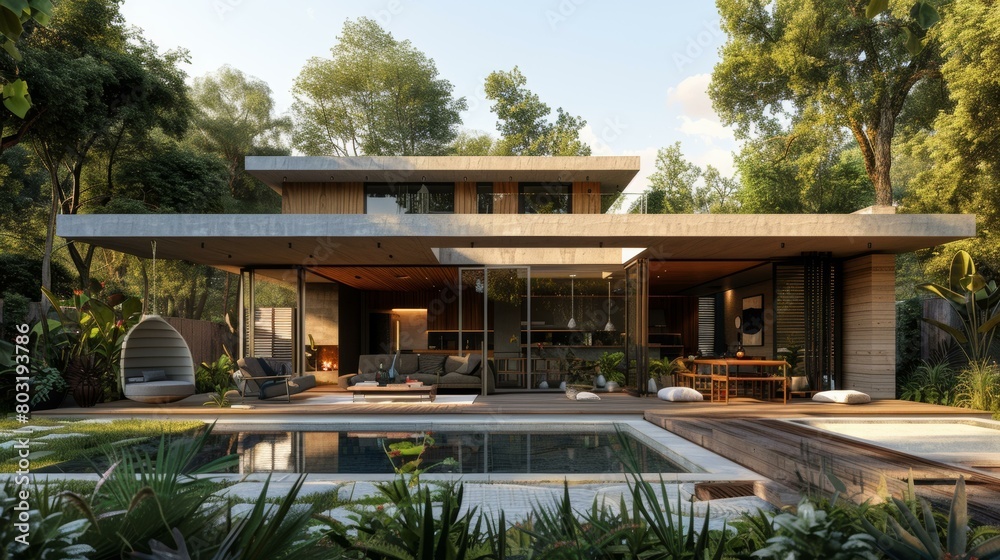 Modern Luxury Home Nestled in Nature