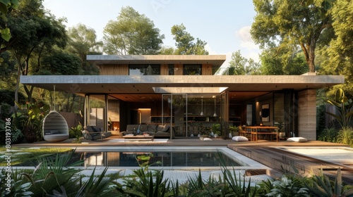 Modern Luxury Home Nestled in Nature