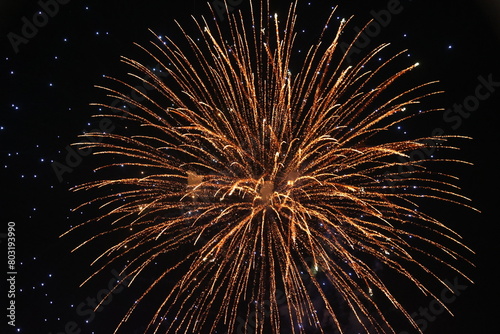 fireworks in the sky