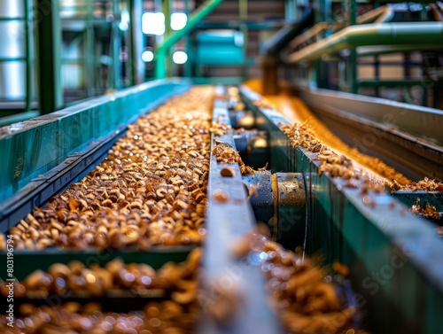Palm oil production line photo