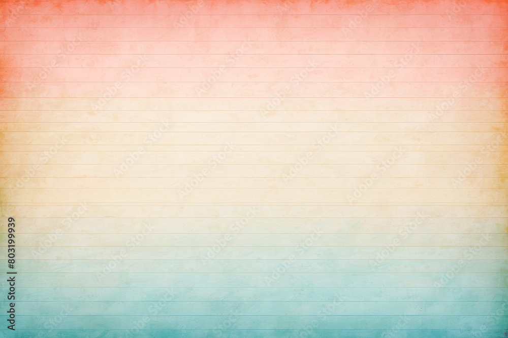 Fototapeta premium Background or wallpaper. Pastel gradient with texture and horizontal lines.