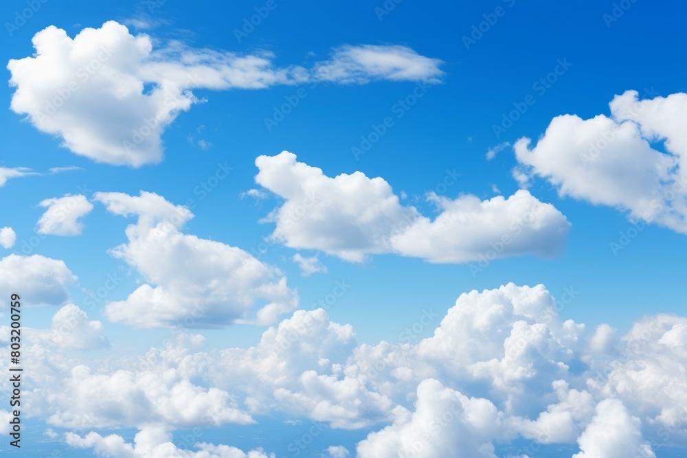 Blue sky with white clouds background Blue sky with white clouds background