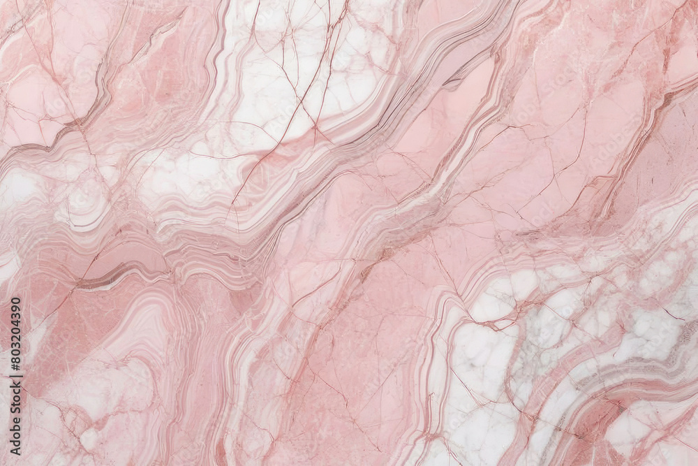 Fototapeta premium pastel pink aesthetic natural marble background texture with intricate veining creative abstract