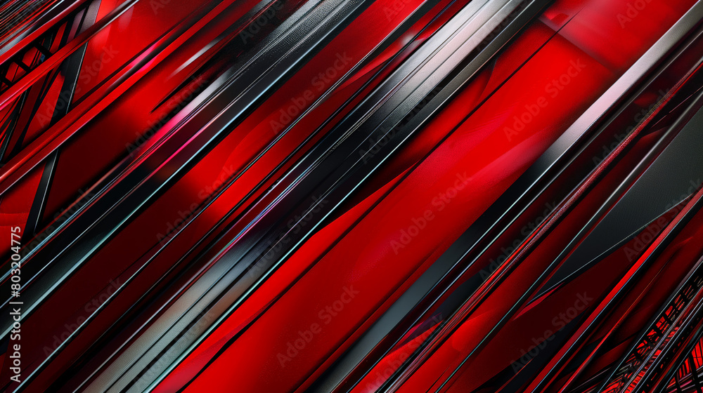 Fototapeta premium red abstract background, geometric lines