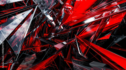 red abstract background, geometric lines
