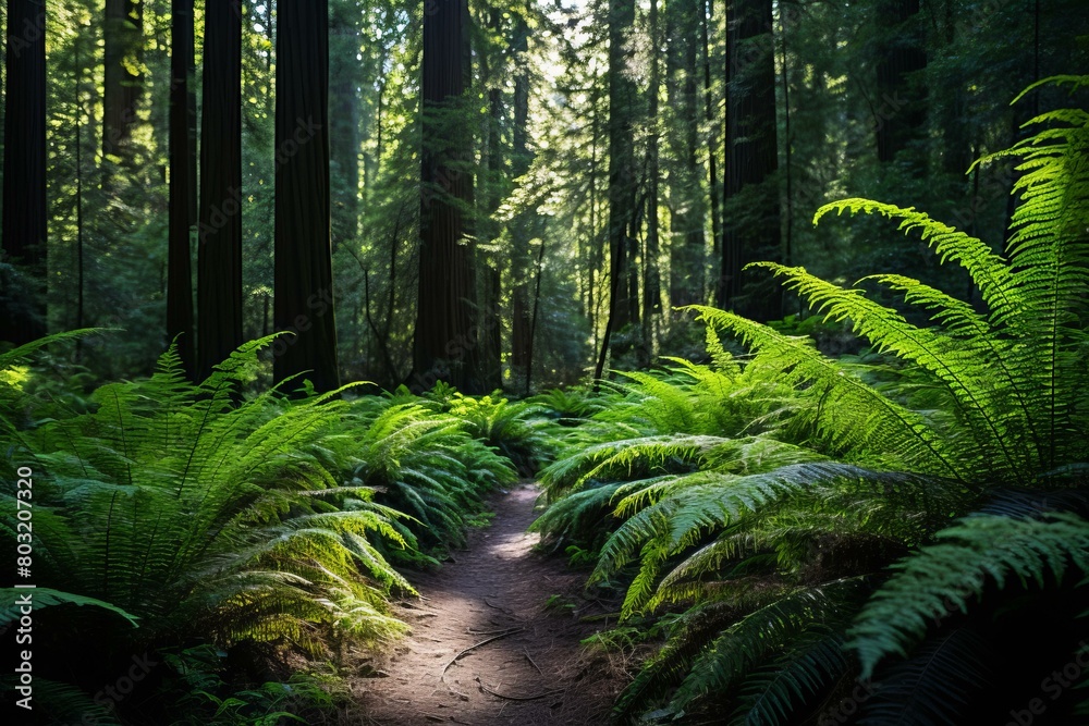 The Path Through The Fern Forest The Path Through The Fern Forest