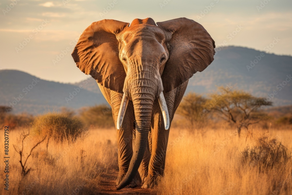 Majestic African Elephant in the Wild
