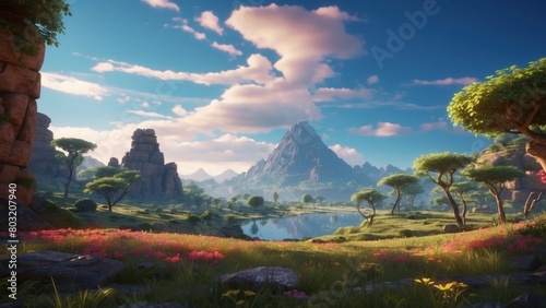 Game concept: ancient fantasy land