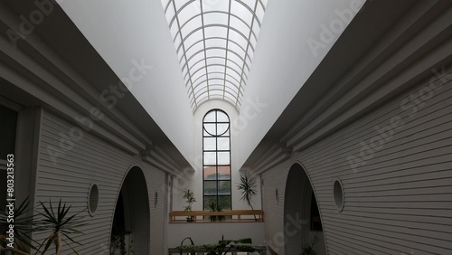 Konstfotografi Architecture, Interior of an atrium space