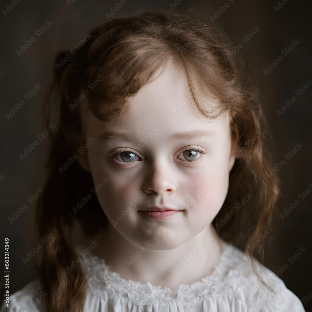 portrait of a little girl portrait of a little girl