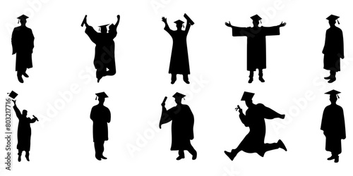 фотографія Man Graduation Silhouette