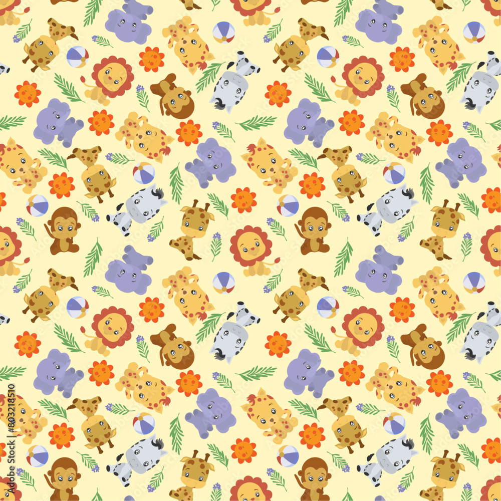 children's pattern with kittens children's pattern with kittens