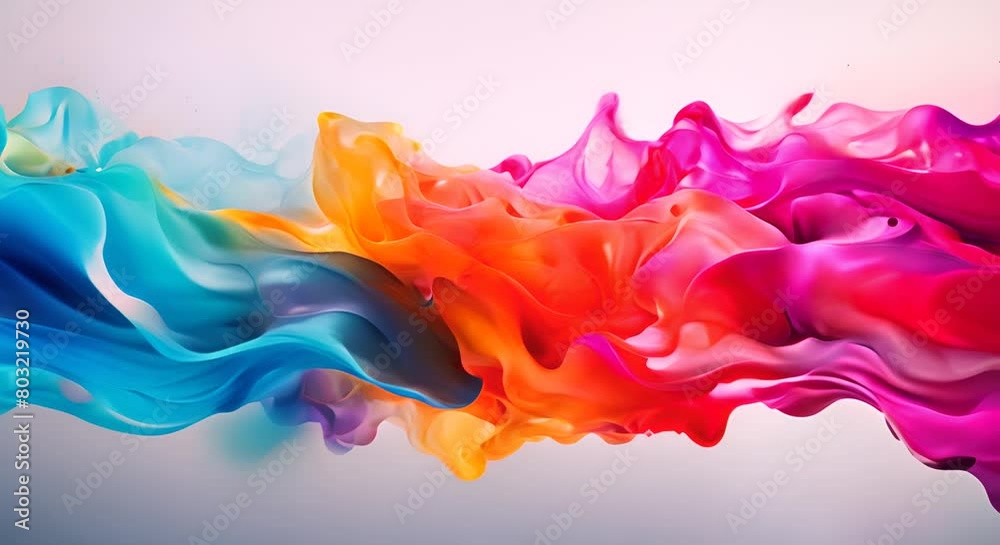 High-speed abstract motion blur in a spectrum of bright colors, conveying energy High-speed abstract motion blur in a spectrum of bright colors, conveying energy