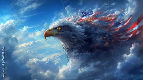 American Eagle Illustration © Adobe Contributor