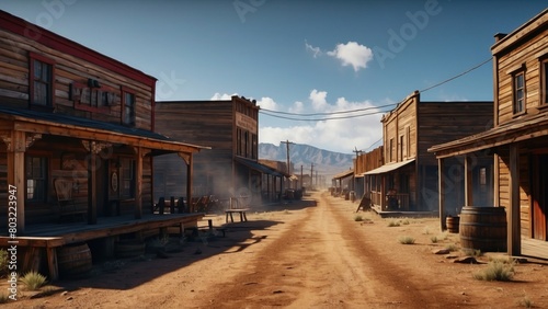 Image, realism, desert town