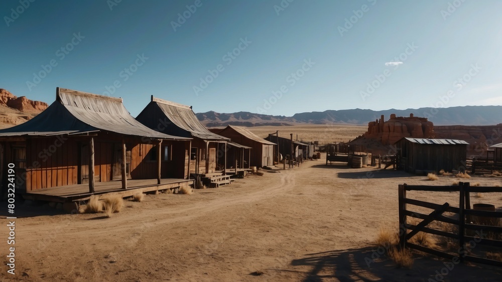 Image, realism, desert town