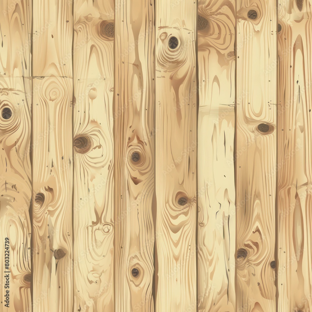 A seamless knotty pine wooden fence texture A seamless knotty pine wooden fence texture