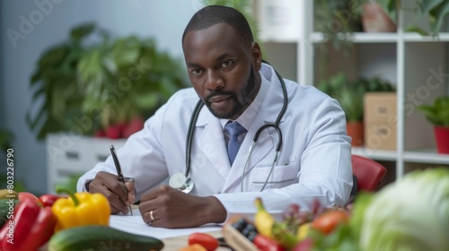 Doctor Planning Nutritional Guidance
