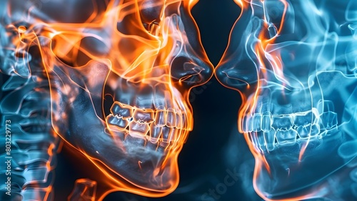 Treatment options for temporomandibular joint disorders include bite plates TENS therapy and arthroscopy. Concept Temporomandibular Joint Disorders, Treatment Options, Bite Plates, TENS Therapy photo