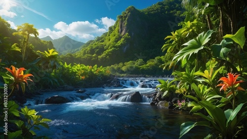 Tropical landscape showing its beauty © Damian Sobczyk