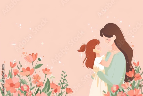 Background for Mother's Day. For the designer of greeting cards happy Birthday, Mother's Day, Valentine's Day.