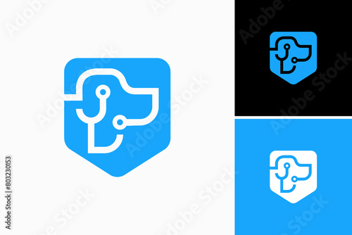 Shield Doctor Dog Vector Logo Premium 