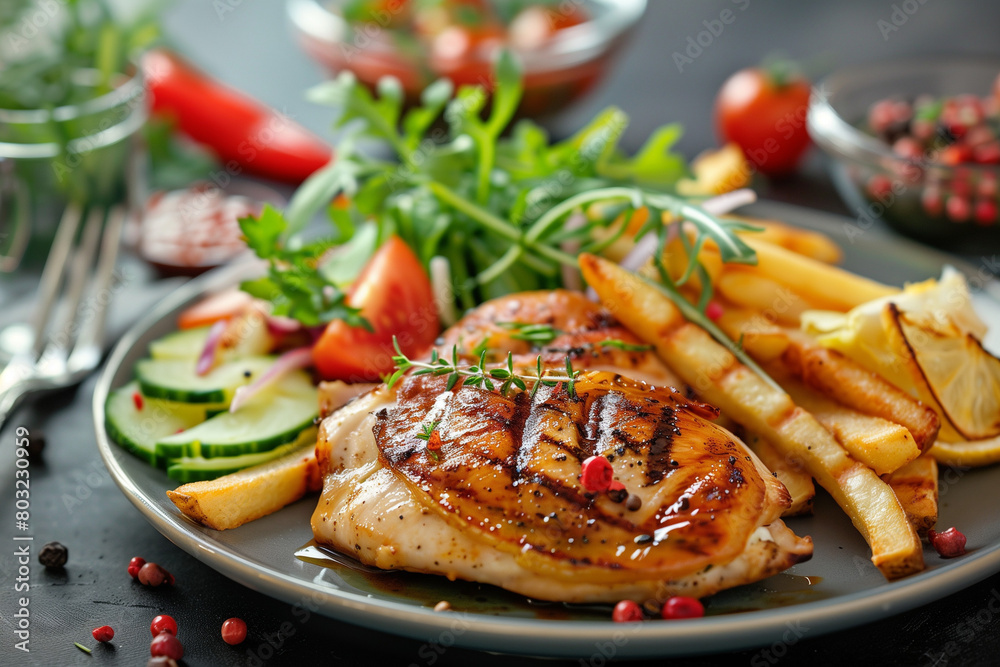 Grilled chicken chop Grilled chicken chop