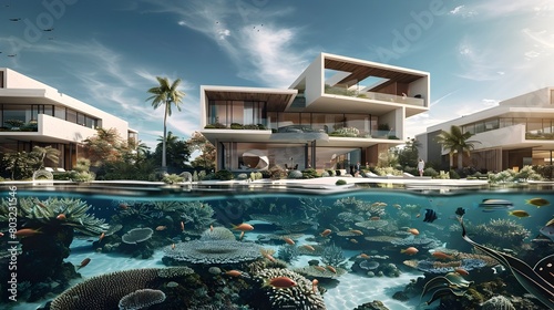 Luxurious Coastal Compound with Villas and Apartments Overlooking the Sea