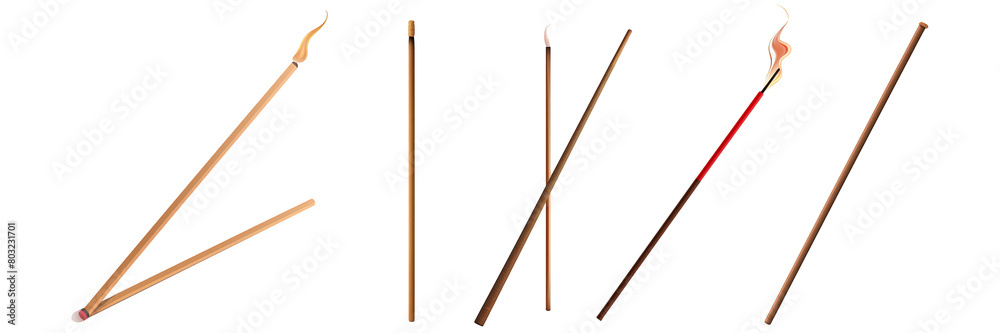 PNG Incense stick 3d icons and objects collection, in cartoon style minimal on transparent, white background, isolate PNG Incense stick 3d icons and objects collection, in cartoon style minimal on transparent, white background, isolate