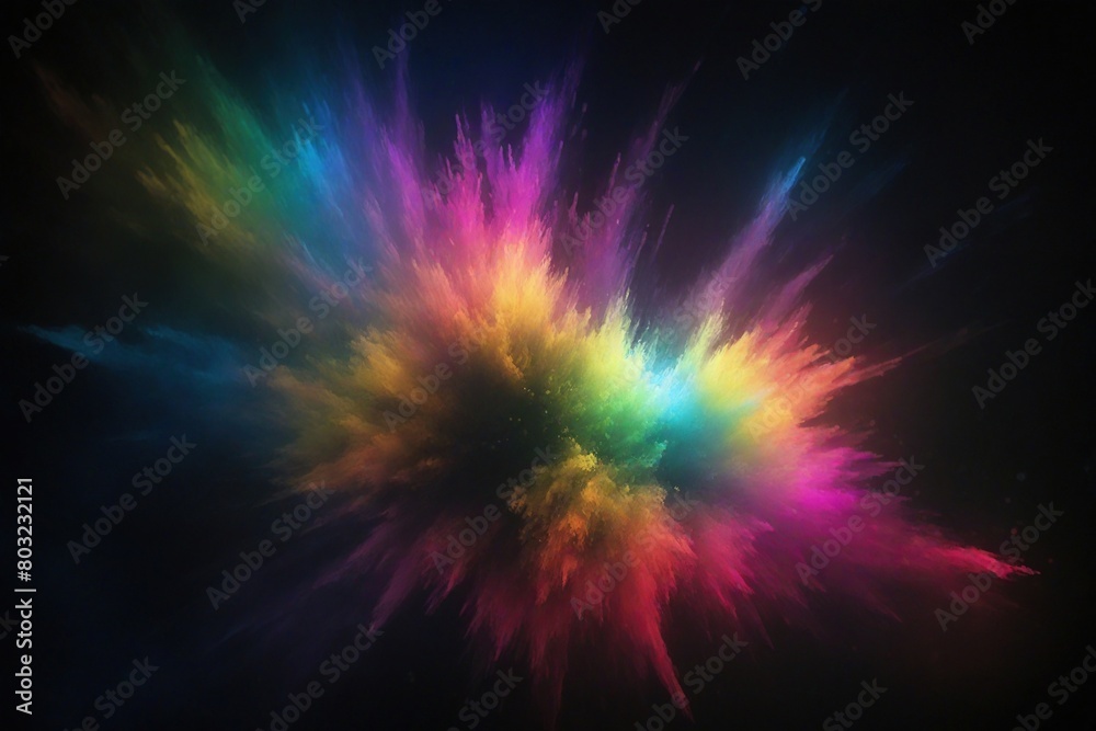 abstract fireworks