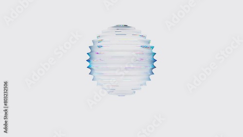 Abstract 3D Transparent Glass: Seamless Motion Background Animation (ID: 803232506)