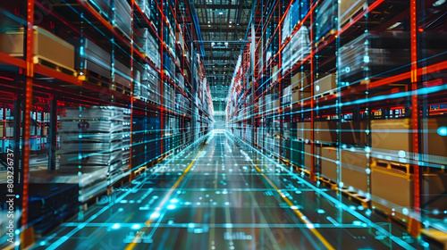 Digital transformation of warehouses through the implementation of network technologies  warehouse operations with advanced networking capabilities