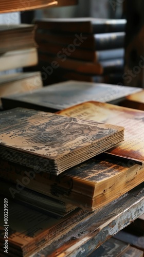 A digital printing press that creates books that can alter their stories over time
