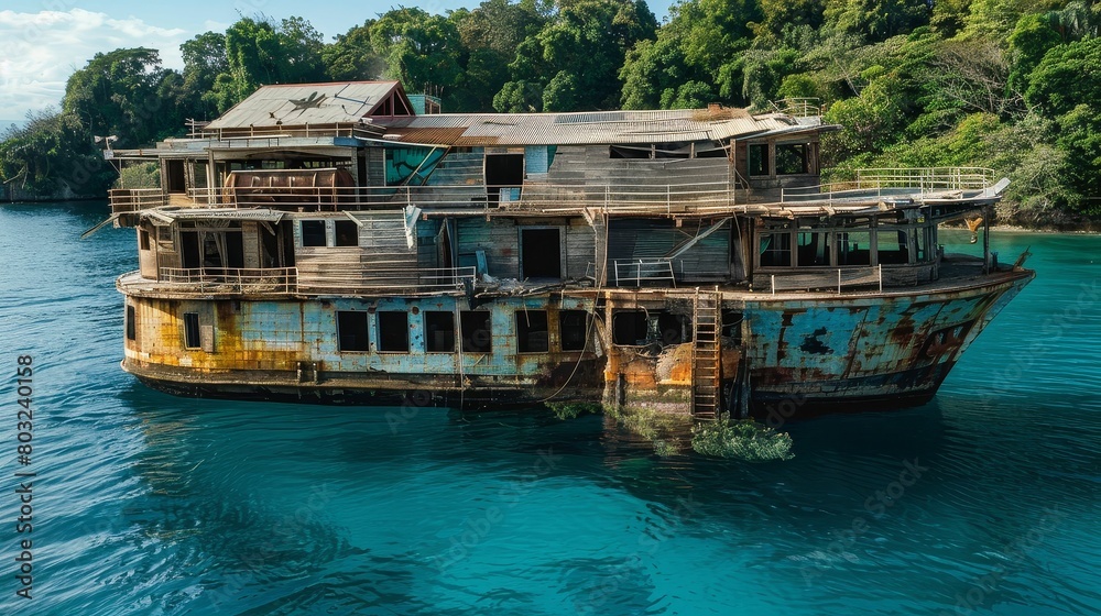 A couple that finds and renovates a shipwreck, turning it into a home A couple that finds and renovates a shipwreck, turning it into a home
