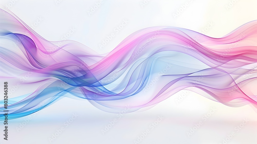 Captivating Fluid Waves of Vibrant Digital Color Captivating Fluid Waves of Vibrant Digital Color