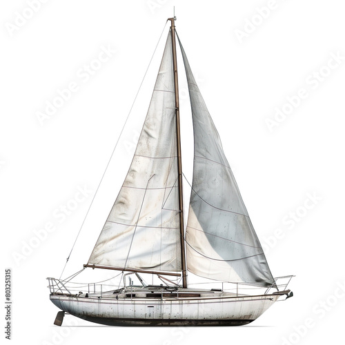 sailboat isolated on a transparent background 