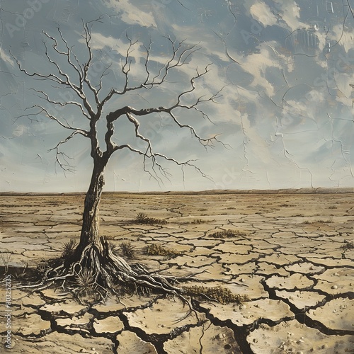 Cracked and Sun Baked Earth...